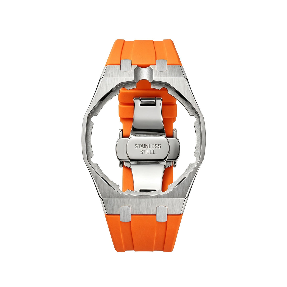 Royal Oak Pop Esclusivo Cassa in Acciaio e Cinturino in Silicone con Base