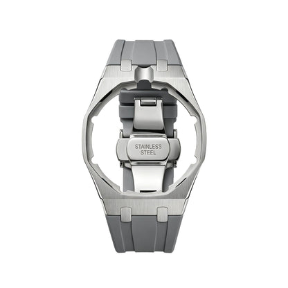 Royal Oak Pop Esclusivo Cassa in Acciaio e Cinturino in Silicone con Base