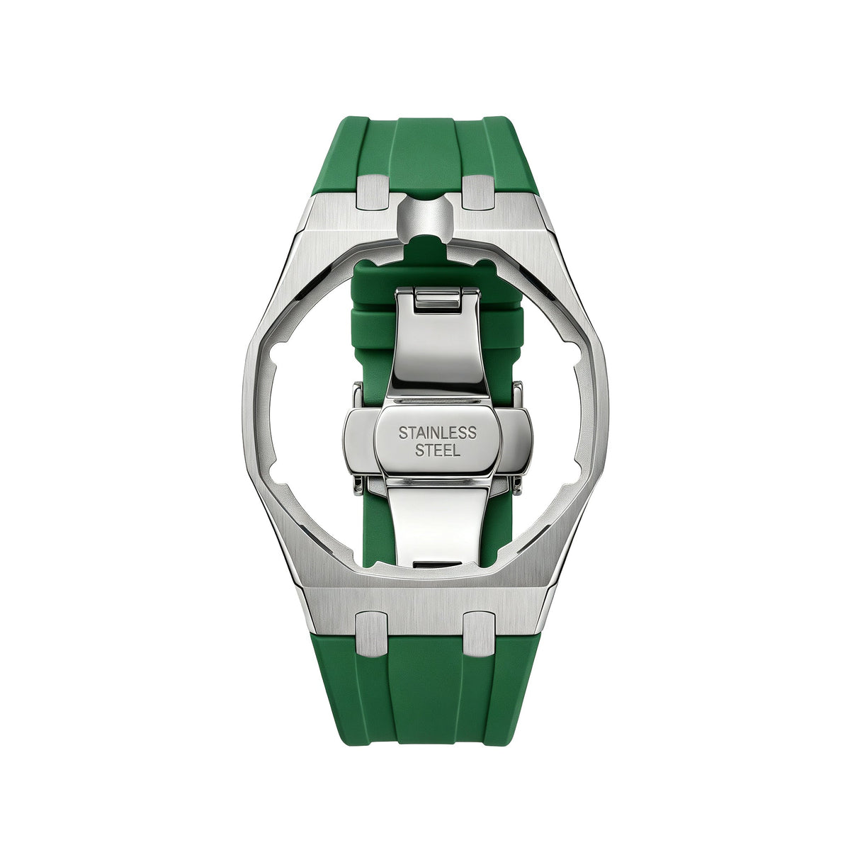 Royal Oak Pop Esclusivo Cassa in Acciaio e Cinturino in Silicone con Base