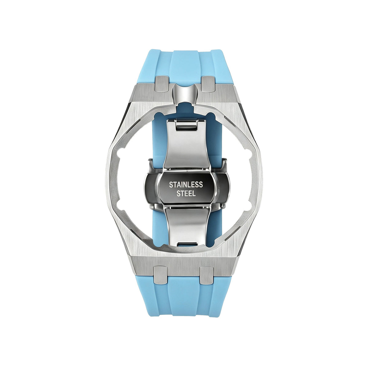 Royal Oak Pop Esclusivo Cassa in Acciaio e Cinturino in Silicone con Base