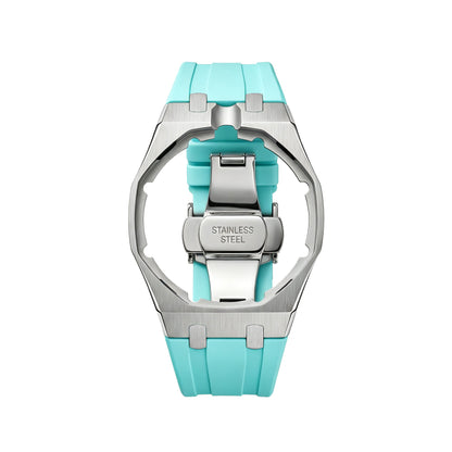 Royal Oak Pop Esclusivo Cassa in Acciaio e Cinturino in Silicone con Base