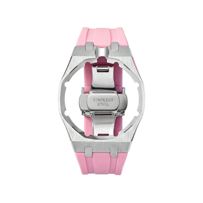 Royal Oak Pop Esclusivo Cassa in Acciaio e Cinturino in Silicone con Base