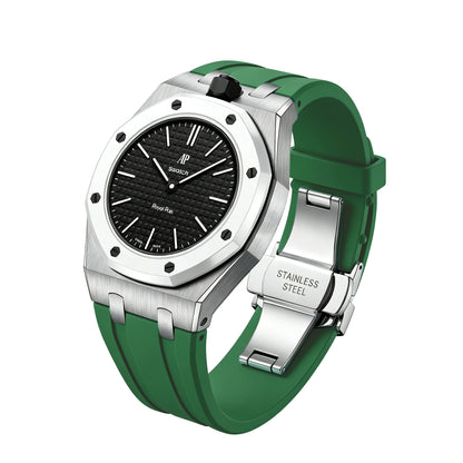 Royal Oak Pop Esclusivo Cassa in Acciaio e Cinturino in Silicone con Base