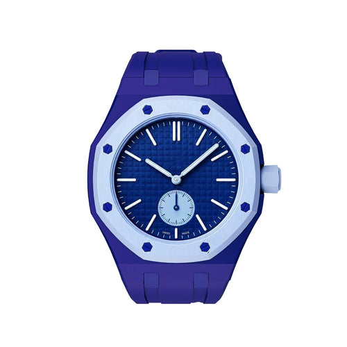 Cinturino in silicone blu scuro esclusivo Oak Pop