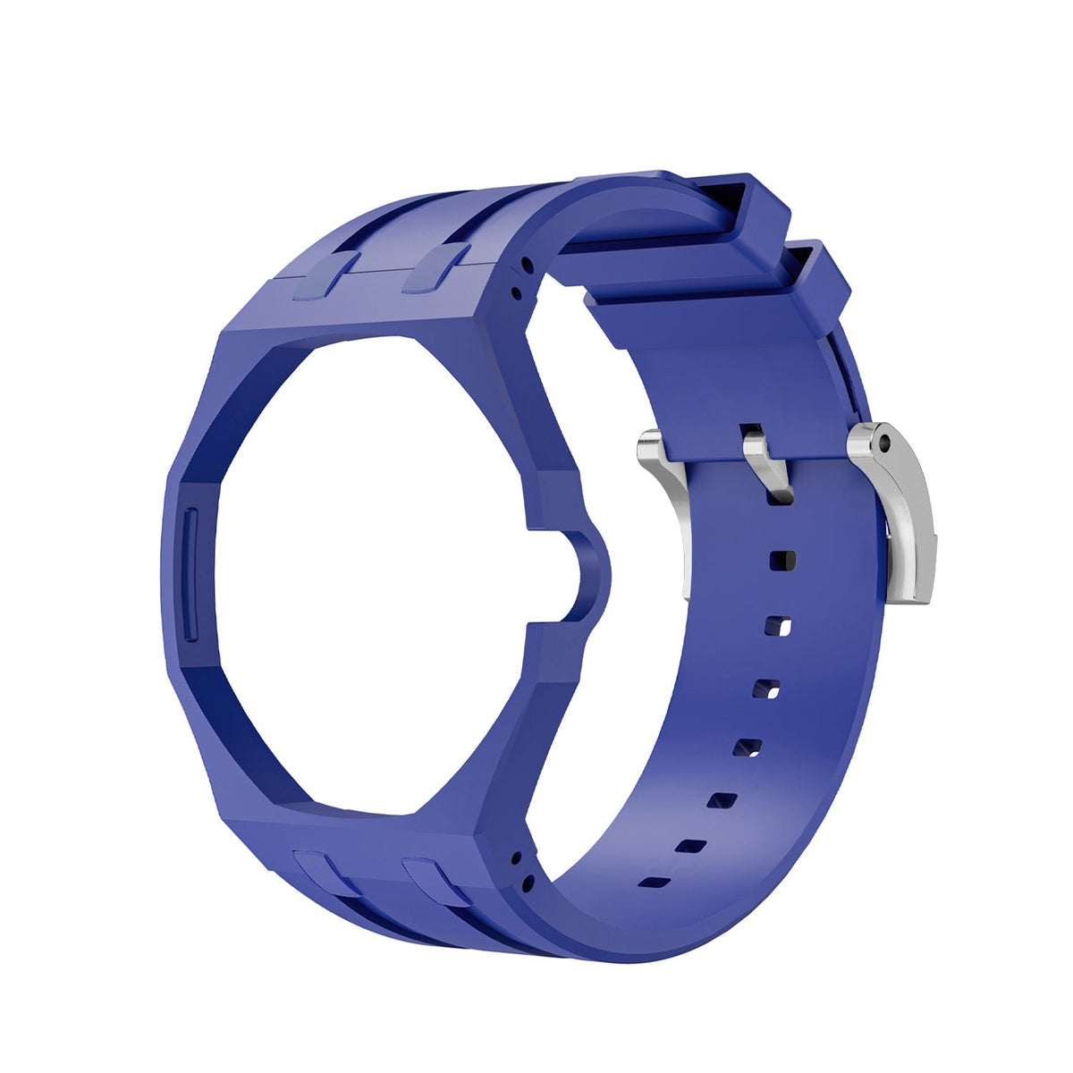 Cinturino in silicone blu scuro esclusivo Oak Pop
