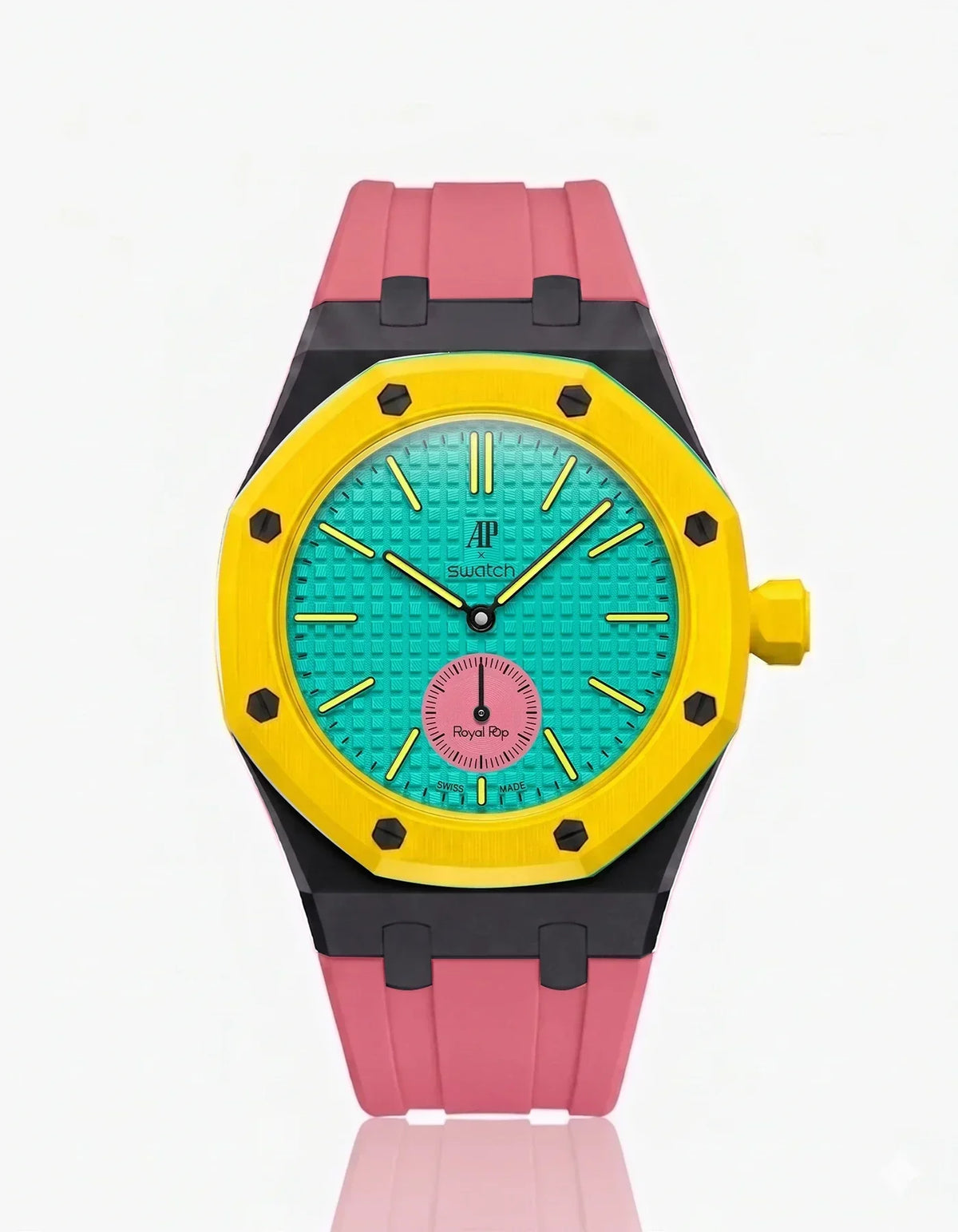 Silikonarmband & Gehäuse Royal Pop Otg Roz (Farben anpassen)