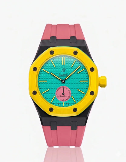 Silikonarmband & Gehäuse Royal Pop Otg Roz (Farben anpassen)