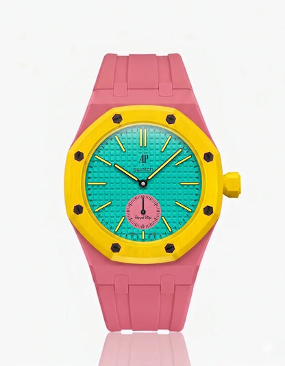 Silikonarmband & Gehäuse Royal Pop Otg Roz (Farben anpassen)