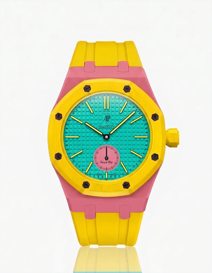 Silikonarmband & Gehäuse Royal Pop Otg Roz (Farben anpassen)
