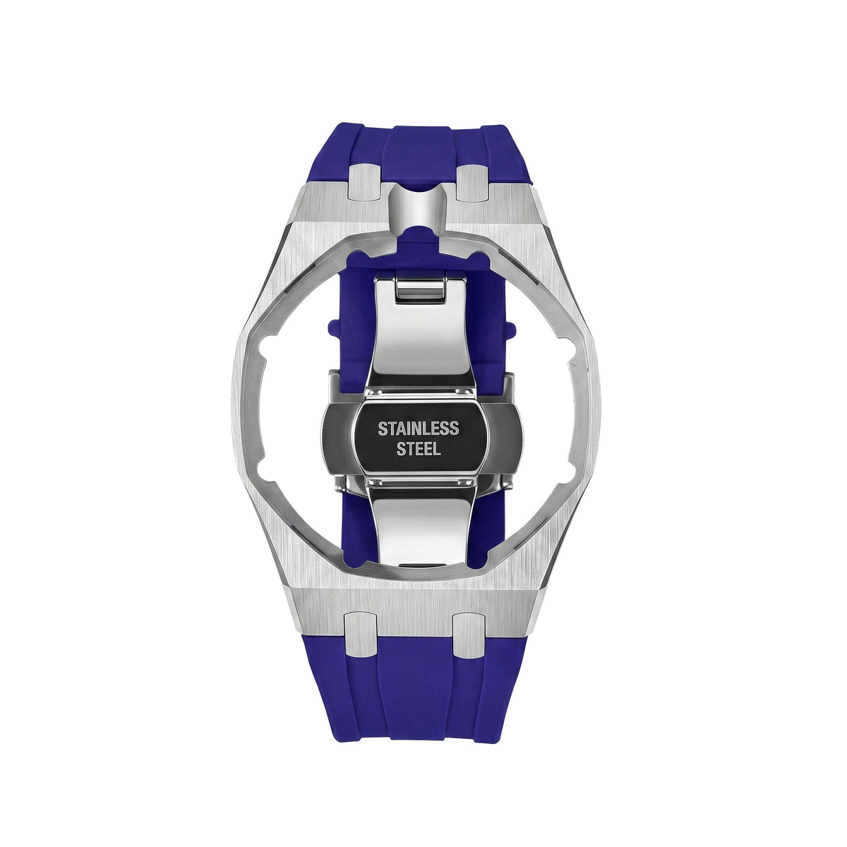 Royal Oak Pop Esclusivo Cassa in Acciaio e Cinturino in Silicone con Base