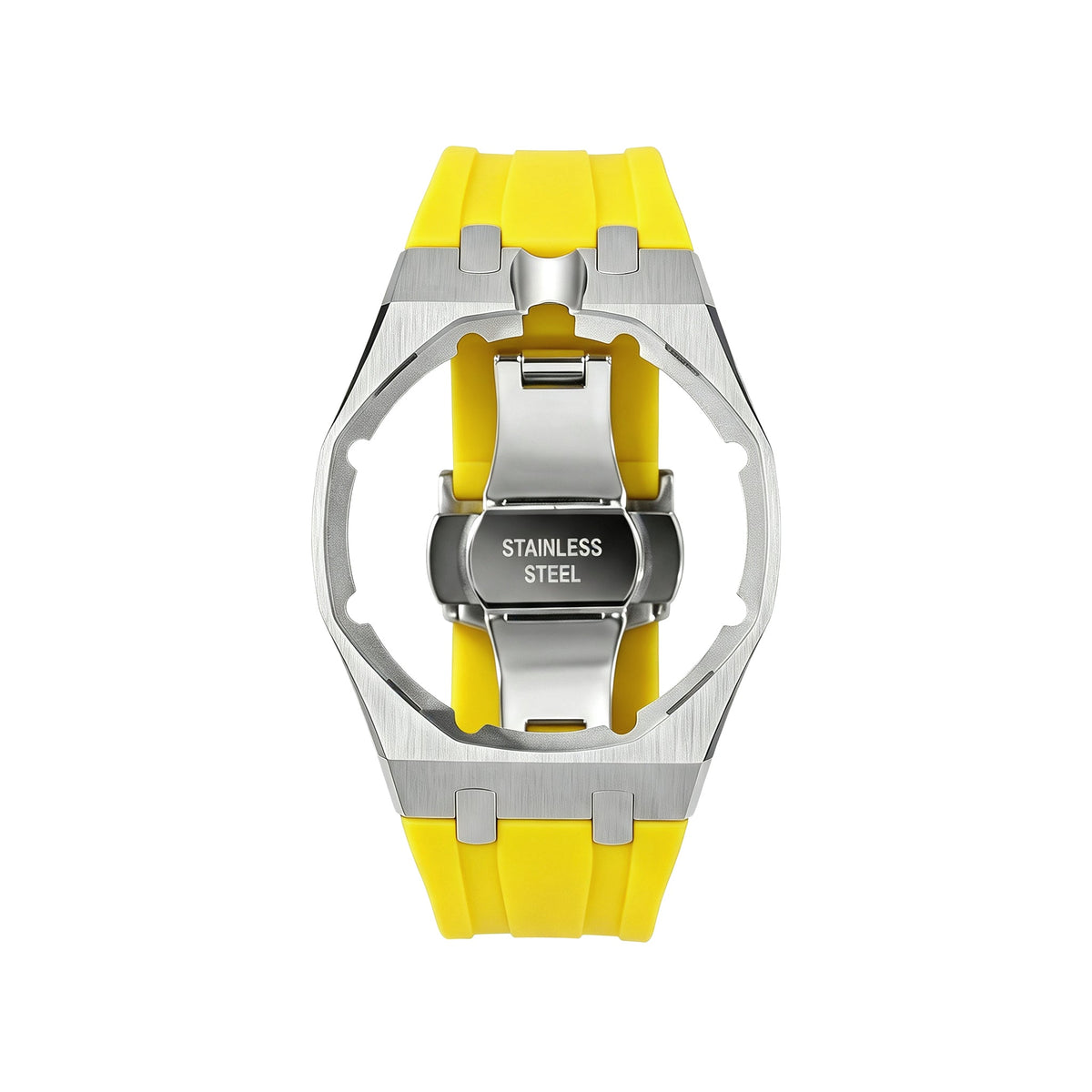 Royal Oak Pop Esclusivo Cassa in Acciaio e Cinturino in Silicone con Base
